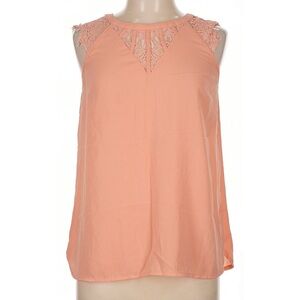 Brixon Ivy Coral Lace Accent Blouse